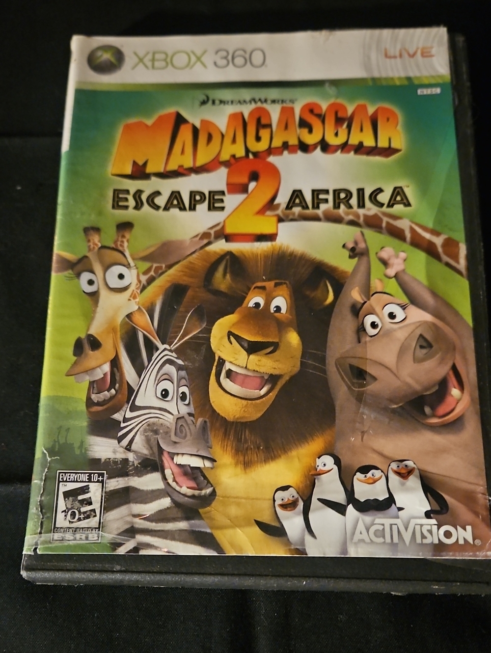 Activision Madagascar: Escape 2 Africa (Xbox 360) - Green Cover